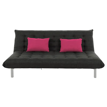 Sofa Bed Futon with Tufted Seat and Back